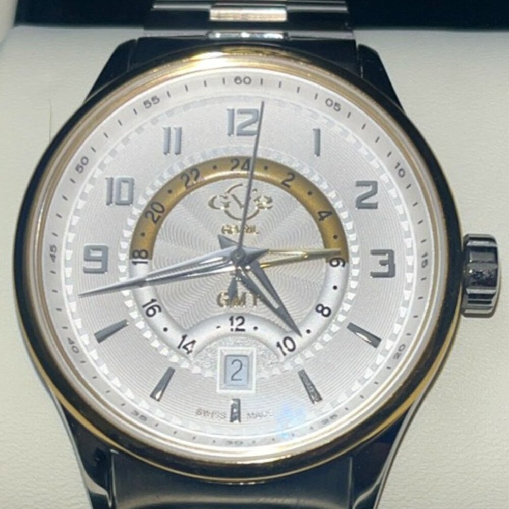 Gevril - GV2 42307B Men's Giromondo Swiss Quartz Watch